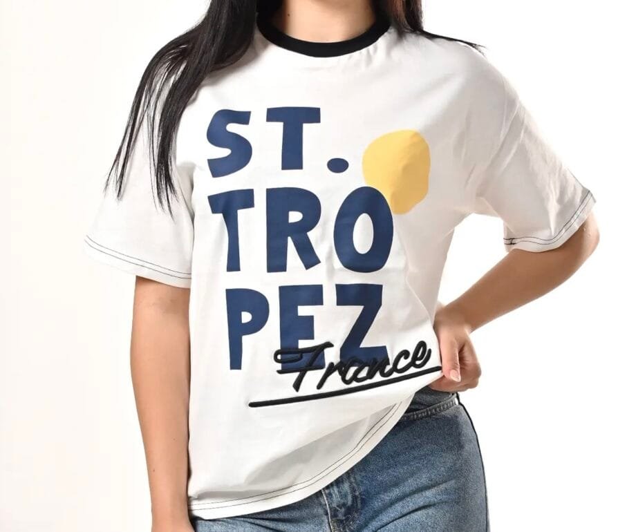 Graphic T-Shirt “St. Tropez” – Casual Summer Print